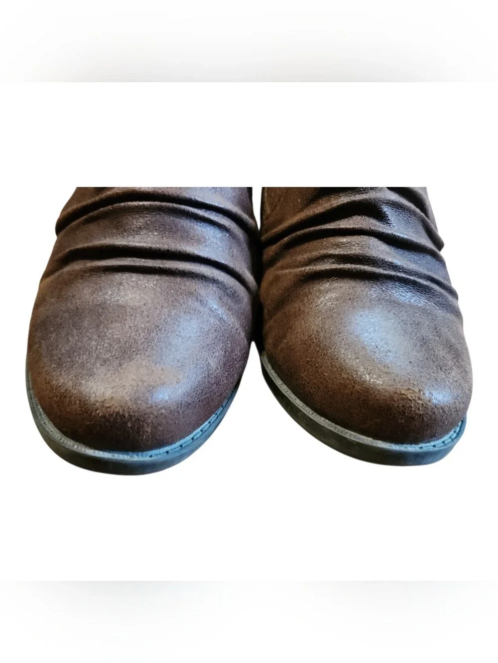 Baretraps Womens Reagen Boots Size 8 Brown Block Heel Comfort Minimalist Office